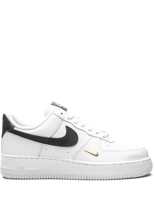 Nike Air Force 1 Low Essential "White/Black/Gold" sneakers