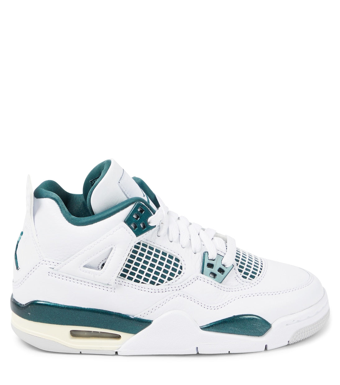 Air Jordan 4 Retro White/Oxidized Green-Grey