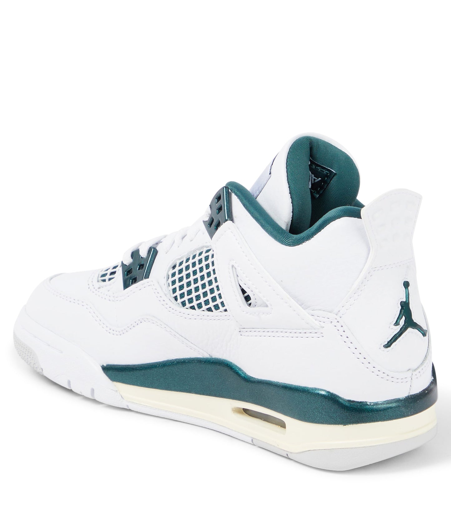 Air Jordan 4 Retro White/Oxidized Green-Grey